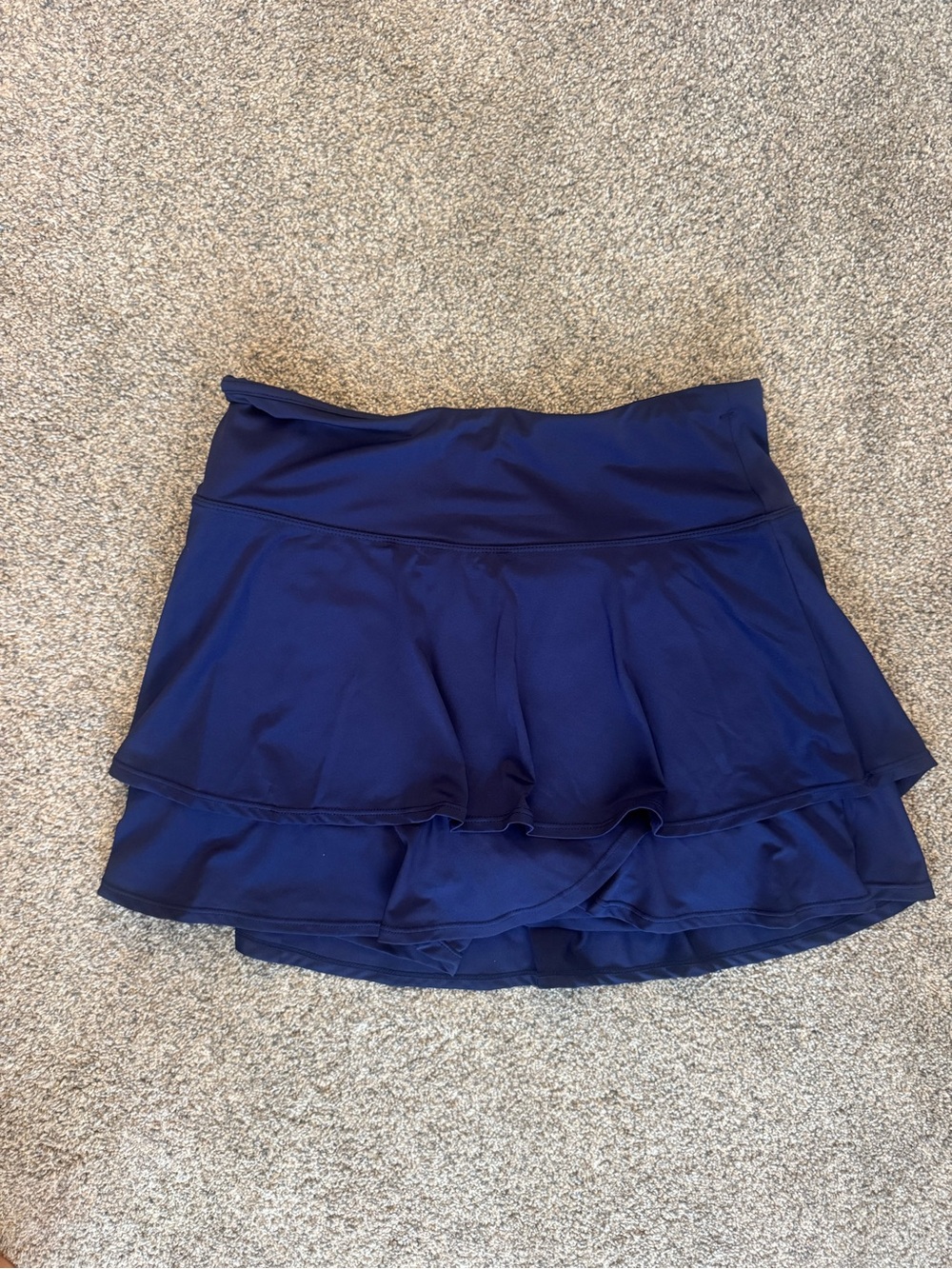Baleaf Navy Blue Women’s Athletic Skort with Ruffled Layers